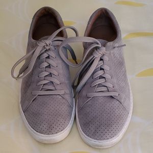 Caslon Cassie Perforated Suede Sneakers